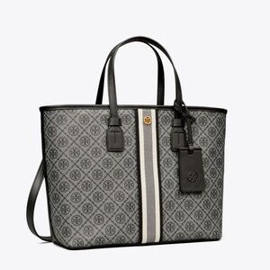 Brand new with tags Tory Burch Tmonogram tote color black